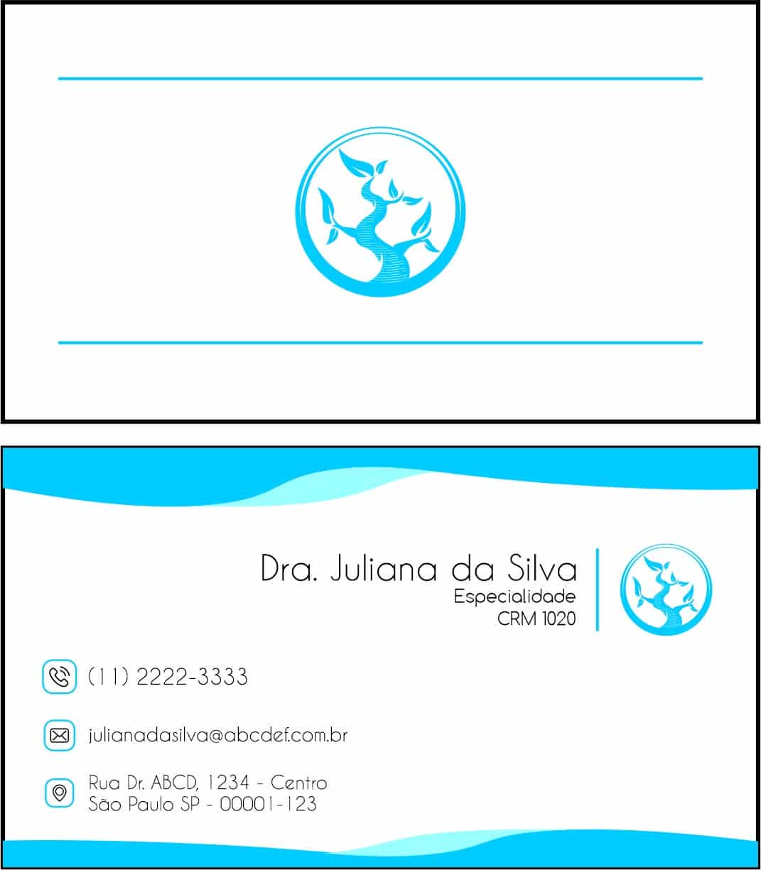 Cartão de Visitas Geriatria Xiraz