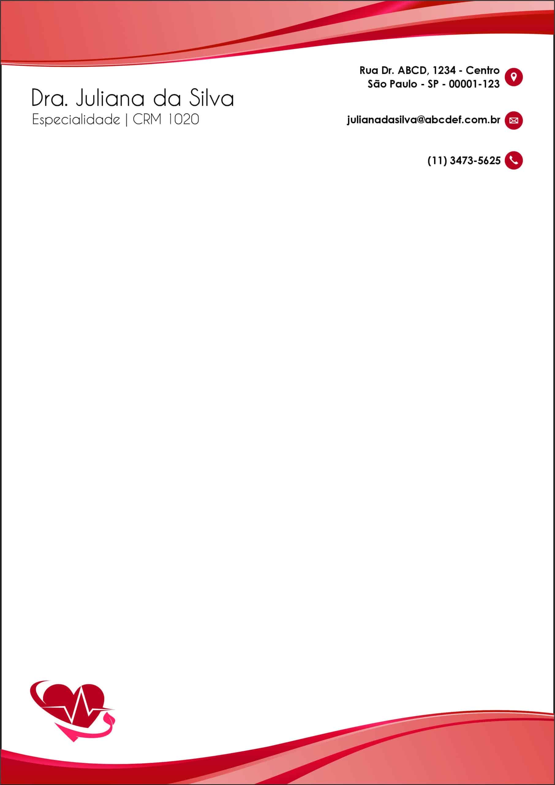 Receituário A4 Cardiologista Gouda