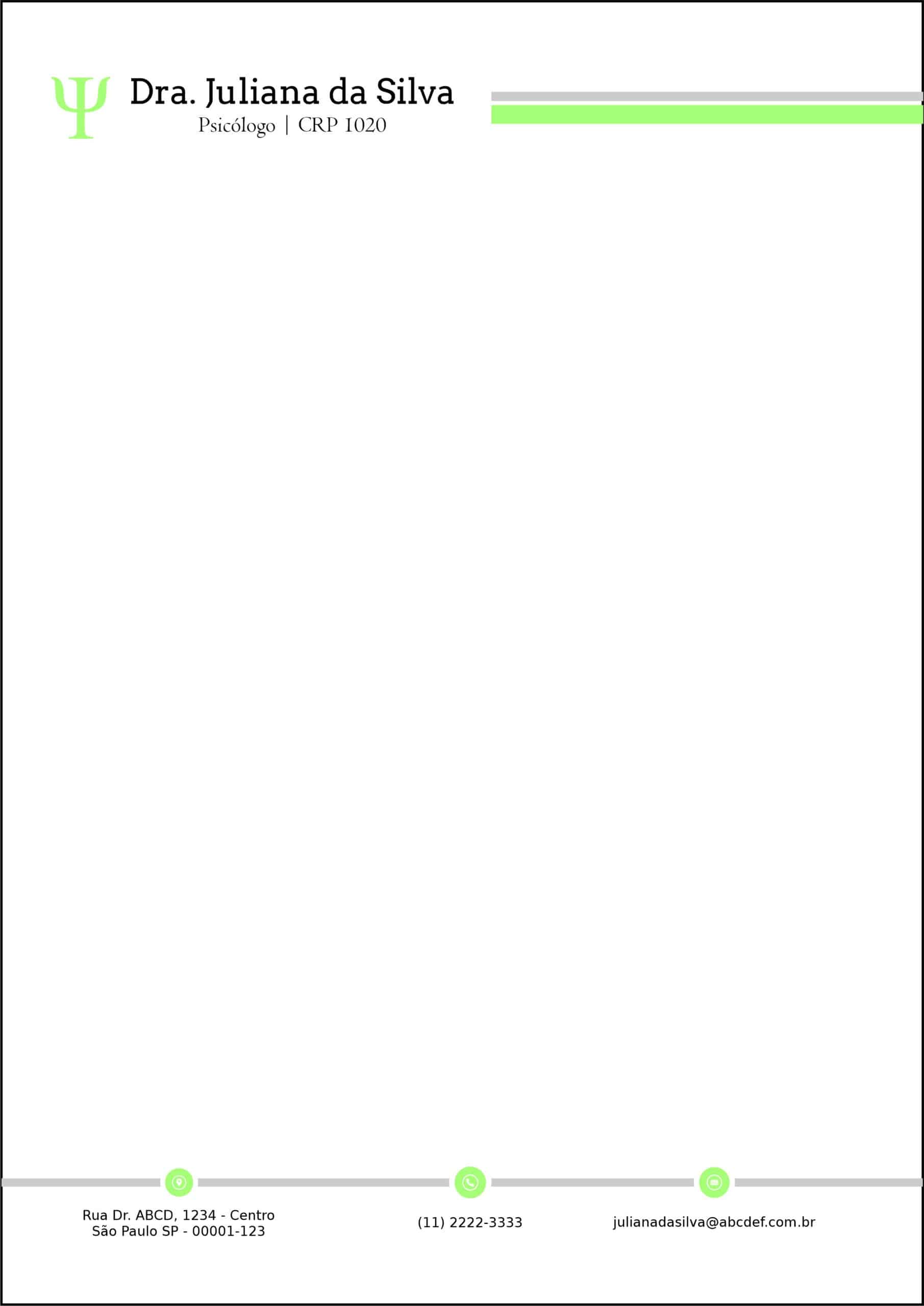 Receituário A4 Psicológico Frankfurt