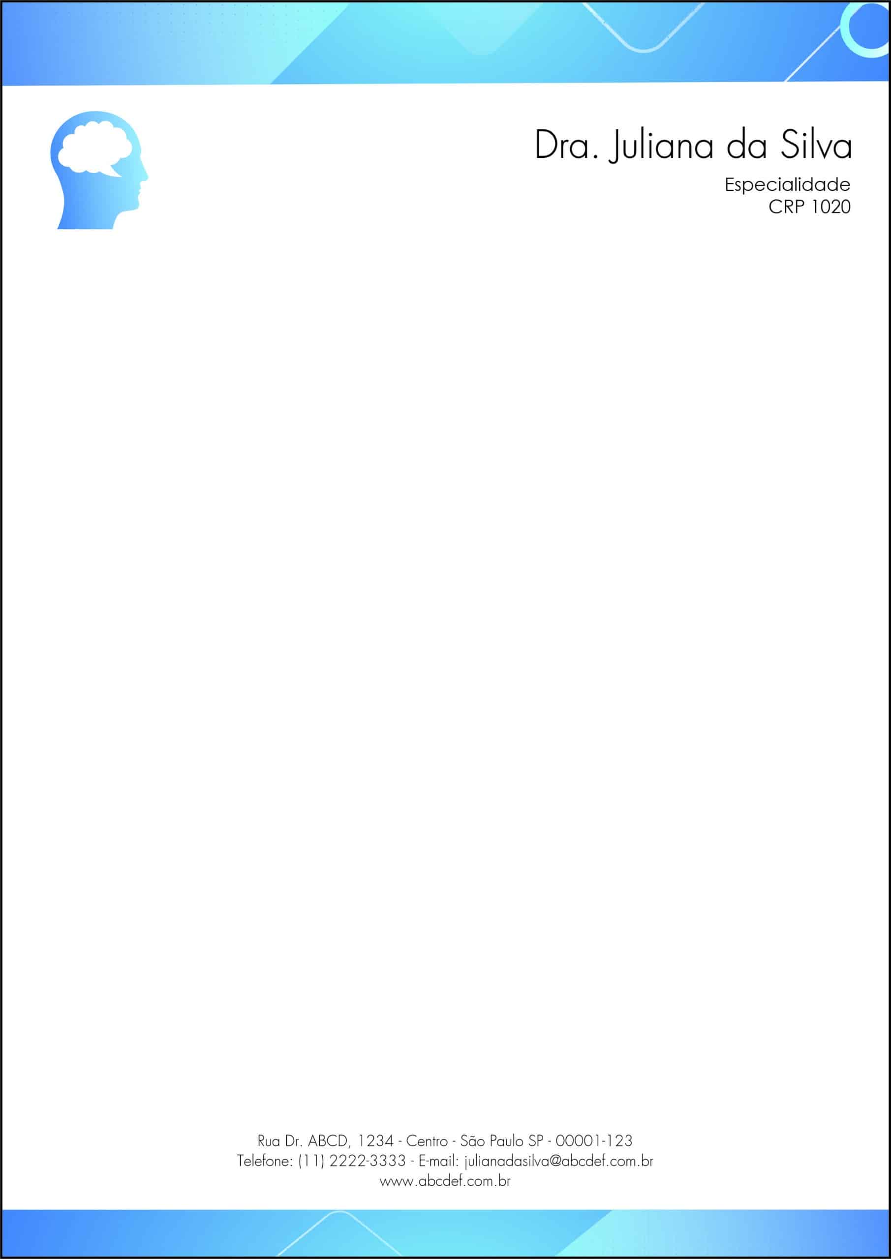 Receituário A4 Psicológico Nuremberg