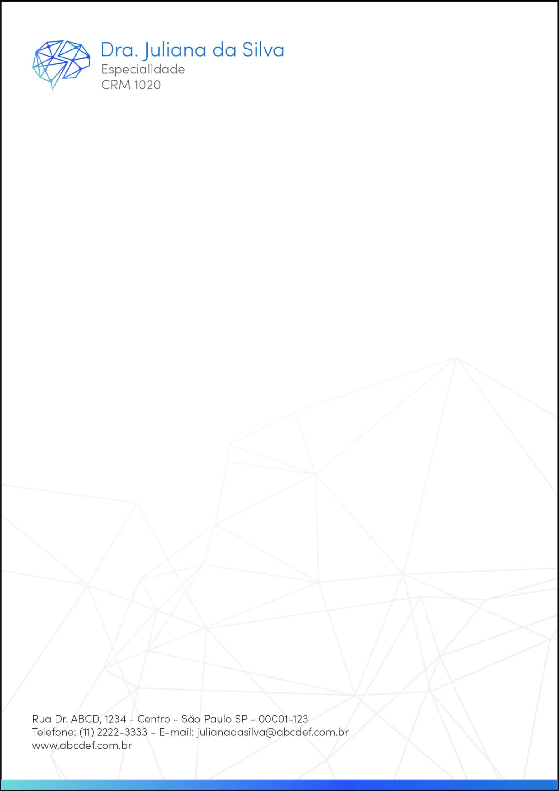 Receituário A4 Psiquiatra e Neurologista Florence