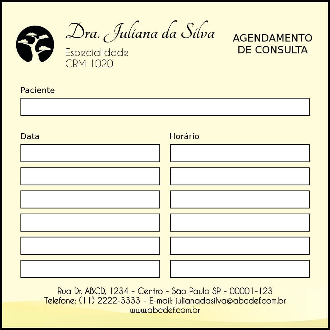 Bloco de Agendamento de Consulta Geriatria Teerã