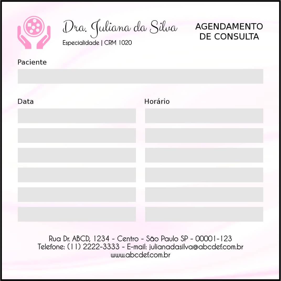 Bloco de Agendamento de Consulta Oncologia Yokohama