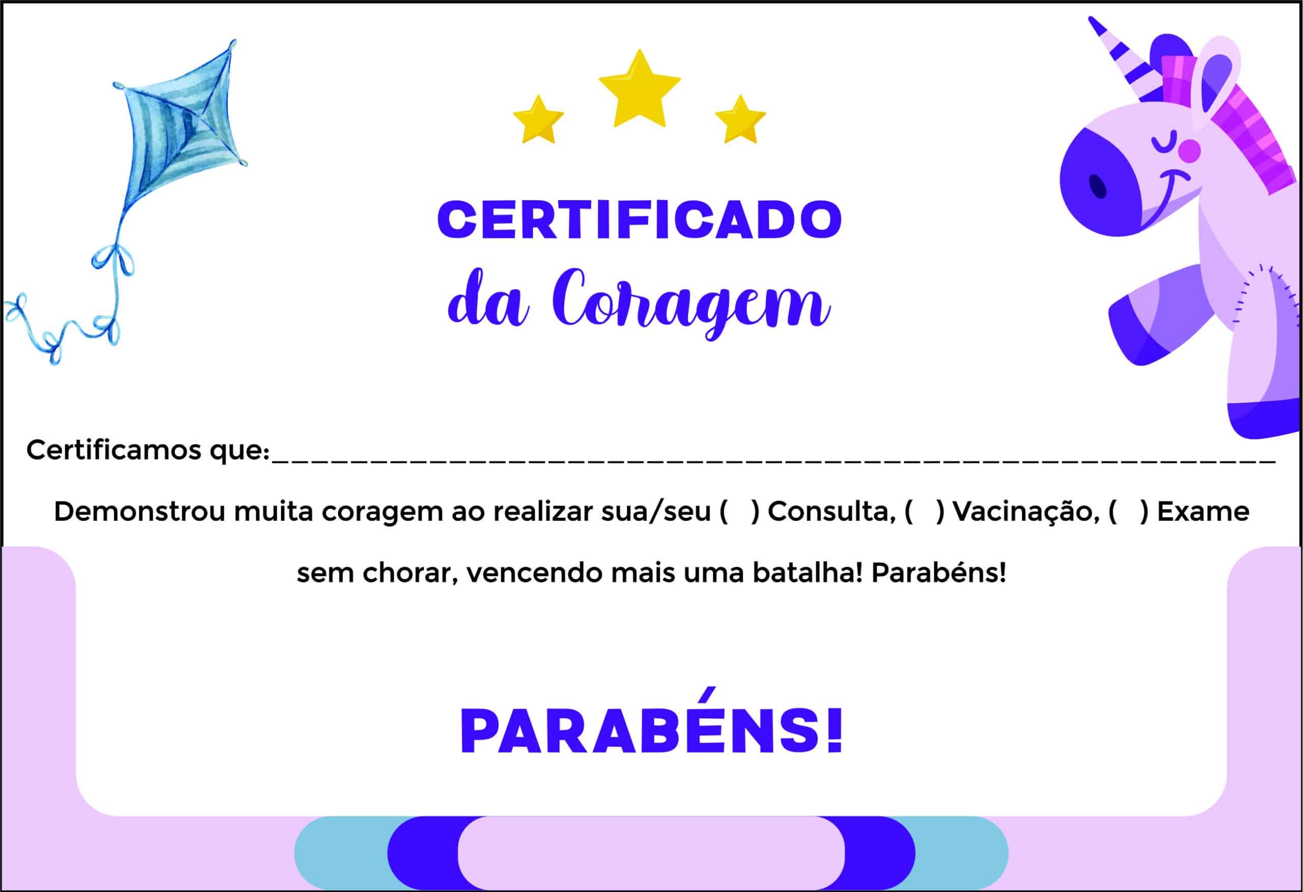Certificado da Coragem Pediatra Lódz
