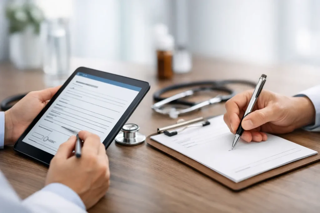 Receituário digital ou impresso médico?